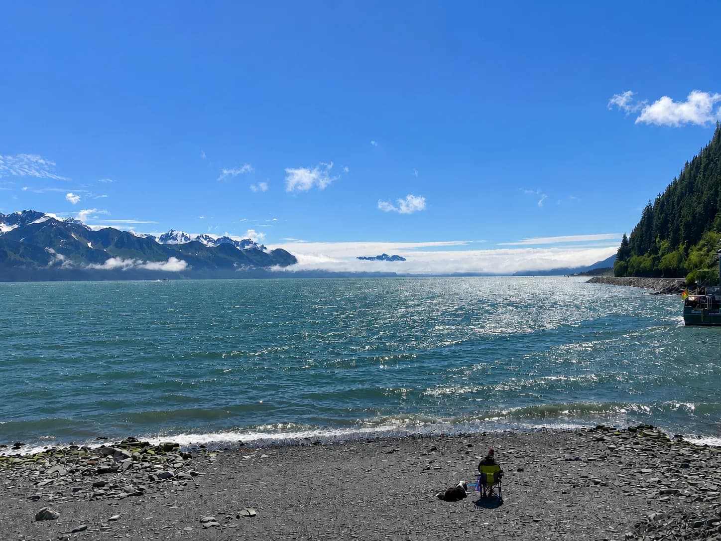 Coastal view at Seward